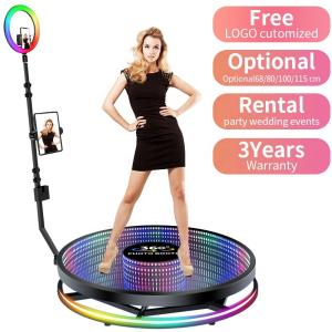 China 360 Degree Photo Booth Fill Light Machine with 500KG Load Capacity and Automatic Spin factory