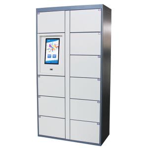 China Intelligent Steel Parcel Locker Self Pick Up PIN Access Option For Express Logistics on sale