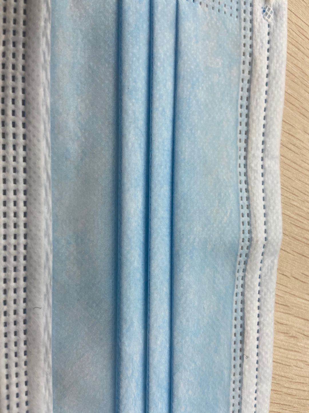 Non Woven Civil Earloop Face Mask 1 Ply Meltblown / 2 Ply Nonwoven Material