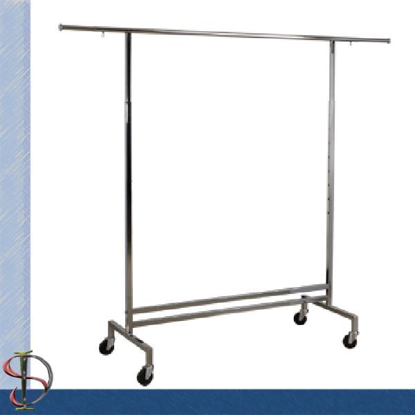 Adjustable Bar Clothes Display Rack/ Metal Floor Display Stand / Garment display