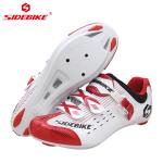Pearl White MTB Breathable Cycling Shoes Indoor Compatible With Cleats