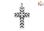Cross Shaped Urn Necklace Charms