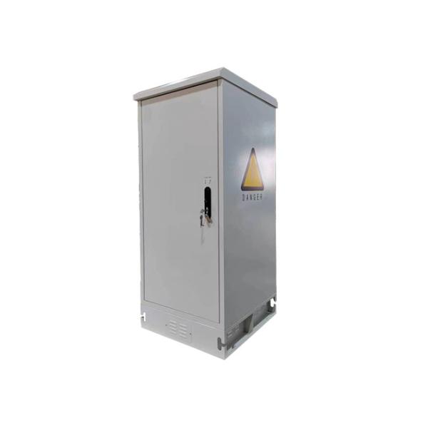 24U Outdoor Telecom Equipment Cabinets ET6565150-A24U With AC And Front Back Door