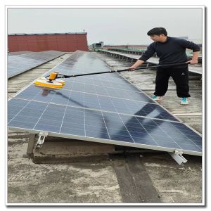 China Two Disc Brushes Rotating Solar Panel Cleaning Tool with Precision Boost Energy Output on sale