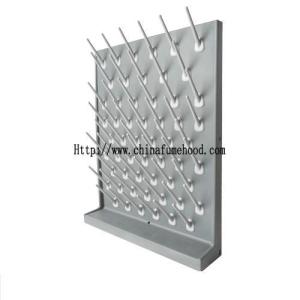 China PP Pegboard Laboratory Fittings Removable Lockable Plastic Dripping Rack factory