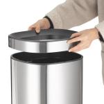 Effortless Kitchen Cleanup Durable Stainless Steel Open Top Trash Can is Your