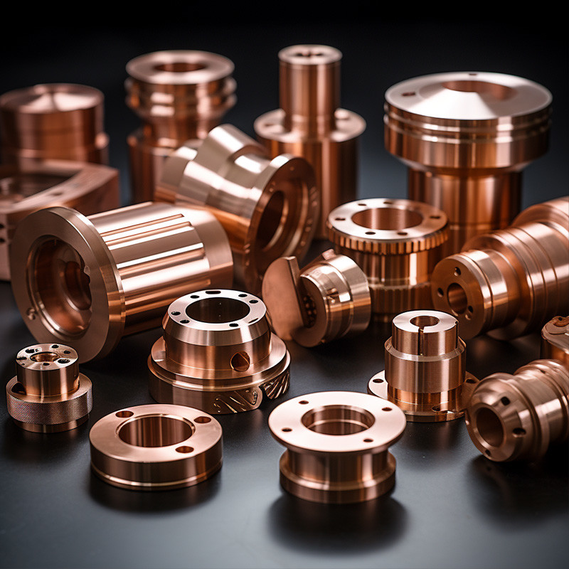 Customized Micro Machining Turned Milled CNC Parts CNC Lathe Part Turning Copper Car Parts