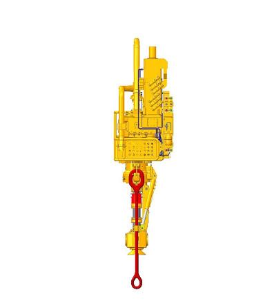 150KN 350t Rated Load Capacity Top Drive Rig Machine With 0 2400rpm Motor Shift