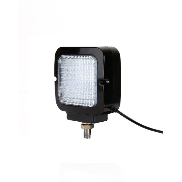 China Warning light Signal light 4" square 18W LED Warning work light  yellow light red light blue light white light factory