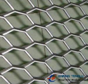 China Hexagonal Hole Expanded Metal With Stainless Steel, Aluminum Plates factory