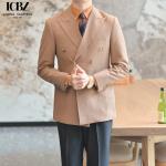 OEM Slim Italian Style Peaked Lapel Suit for Men's Professional Business in