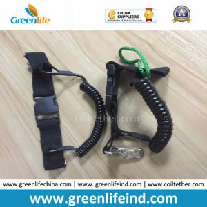 China Greenlife New Strong Black Scuba Diving Dive Spring Coil Lanyards factory