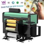Golden Supplier Impresora UV DTF I3200 Head A1 UV DTF Printer with Gold Foil