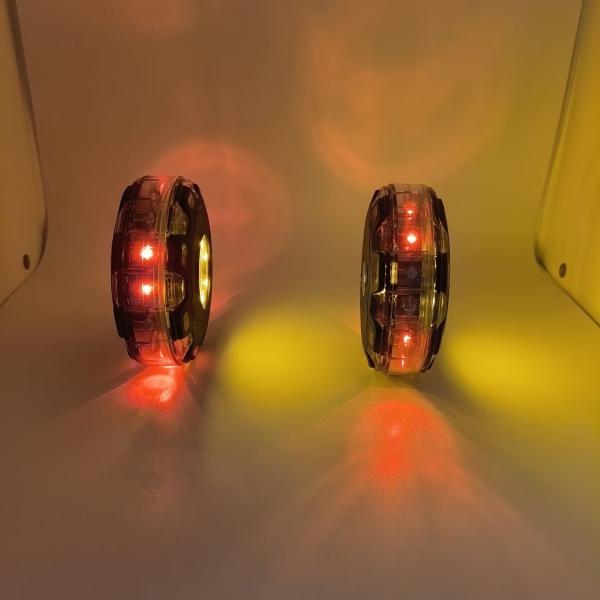 3.7V 3500mAh Li-Ion Battery LED Flashing Warning Light 6000K Low-Light For
