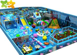 China Fun Ocean Theme Kids Indoor Playground Equipment Bounce Trampoline Park factory