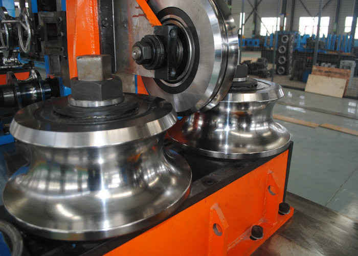 carbon Steel ERW tube Mill , 21 - 63mm Diameter Pipe Welding Line