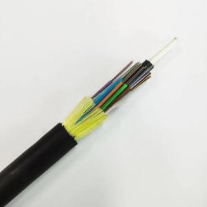 China Fibre Optical Cable Span 100m Supply Adss 24 Core Fiber Optic Cable factory