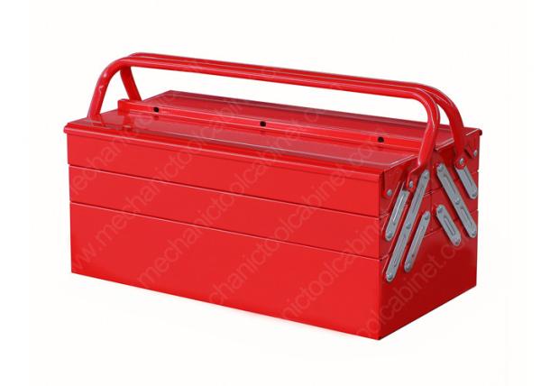 Customized Color Cantilever Tool Box Small Portable Double Layer Steel With