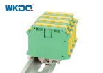 JUISLKG 35 Compact Universal Electrical Terminal Block Yellow Green Color