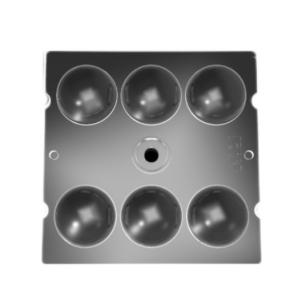 China Spherical 6 In 1 SMD LED Lens 60 Degree For Street Area Lighting factory