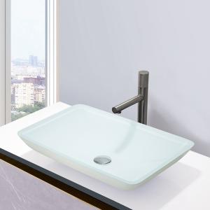 China Super Clear Tempered Glass Basin Bowl Scratch Resistant Easy Install factory