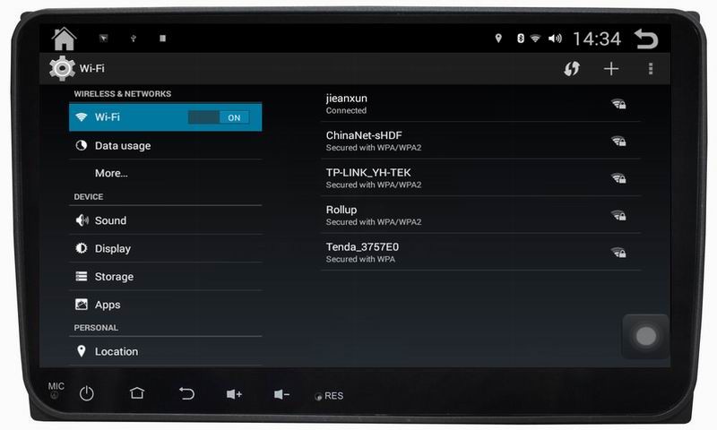 Ouchuangbo car video dvd multimedia for Volkswagen Magotan with os android 4.4 gps 3g wifi swc