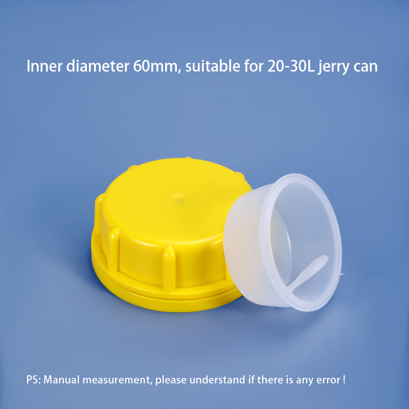 53mm Plastic Cap Blue Screw Cover Lid For 10L Jerry Can With Childproof Tamper Cap