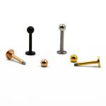 316L Surgical Steel Titanium Anodized Labret Lip Stud Ring Ear Tragus Stud