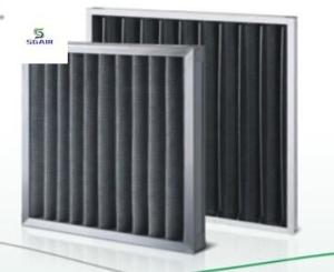 Galvanized Mesh Aluminum Mesh Activated Carbon Pleated Air Filter Can Be Folded