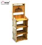 Pharmacy Wooden Store Fixtures Movable Flooring Environmental