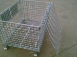 Galvanized Industrial Storage Cage / Lockable Wire Cages 4.0-5.0mm Wire Dia