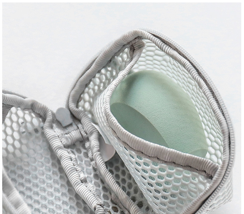 China Eco-Friendly See Through Mesh Travel Toiletry Pouch For Promotion