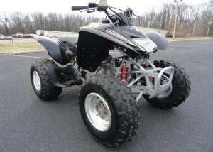 China Air / Oil Cooled 400cc Atv Quad Bike 4 Stroke 3 Incline Cylinder With Big Head Lights factory