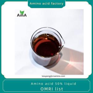 China Nitrogen-Rich Amino Acid Liquid Fertilizer with 50% Peptides for Agricultural Use factory
