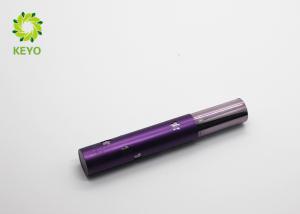 China Round Purple Empty Makeup Containers Aluminum Made For Eyeliner Packaging factory