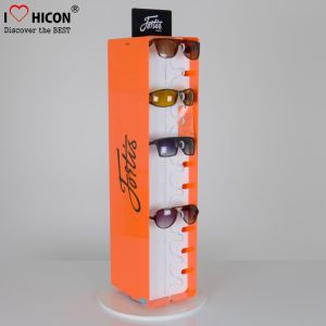 Freestanding Acrylic 5 Layer Sunglasses Display Case Rotating For Protective