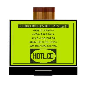 China 18PIN 240x160 COG LCD Module UC1698 With Side White Backlight HTG240160L factory