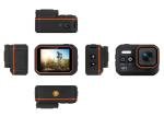 Waterproof 4K 24FPS 6G lens action camera Video camera