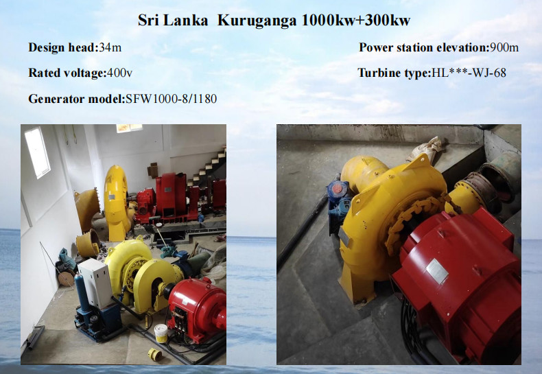 Good quality Hydro Turbine Manufacturer Customized Generators For Water Head 20m-200m Power Plants