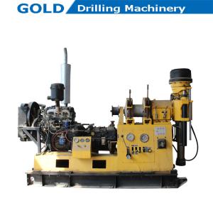 China Diesel Engine Driving Hydraulic Control Water Well Drilling Rig, Mineral Drilling Rig factory