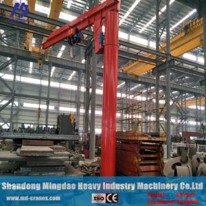 China MD Brand Workshop 3Ton to 5Ton Fixed Pillar Arm Jib Crane With Electric Hoist factory