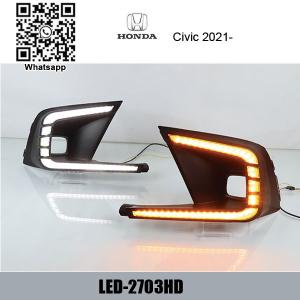 China Honda Civic 2022 LED cree DRL day time running lights driving daylight factory
