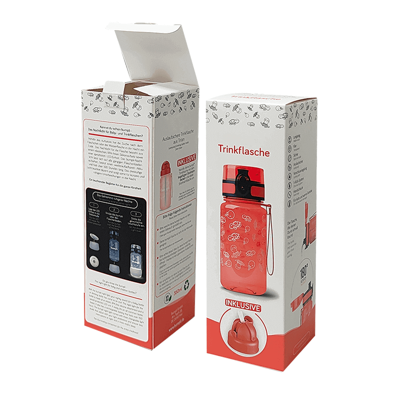 Foldable Luxury Paper Card Cosmetic Packaging Box for Reverse Tuck End Skincare