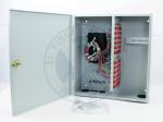 Intdoor wall mounted 72 ports fiber optic terminal distribution box