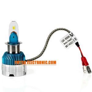 China Rocket Shape CSP LED Headlight 35W High Light Slim Car Headlight Bulbs factory