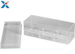 Rectangle Acrylic Flower Box 12 24 36 Holes Rose Flower Box With Lid Durable