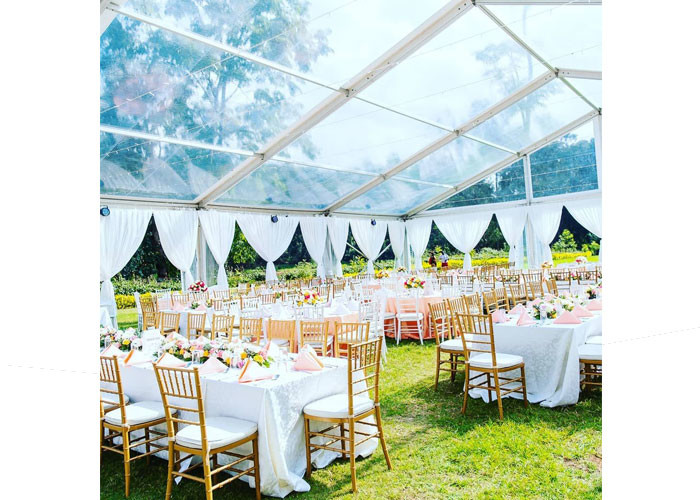 Aluminum Expandable 15x35m Clear Outdoor Tent for wedding