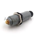 Compatible PAG LEMO Plastic Electrical Connectors 7 Pin For Medical Industry