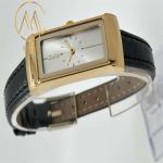 Laser Printing Logo Leather Strap Quartz Watch with 30 Meters Water Waterproof