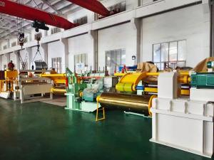 China 600mm Width Thin Sheet Slitting Line For 0.2-1mm thick color steel coil factory